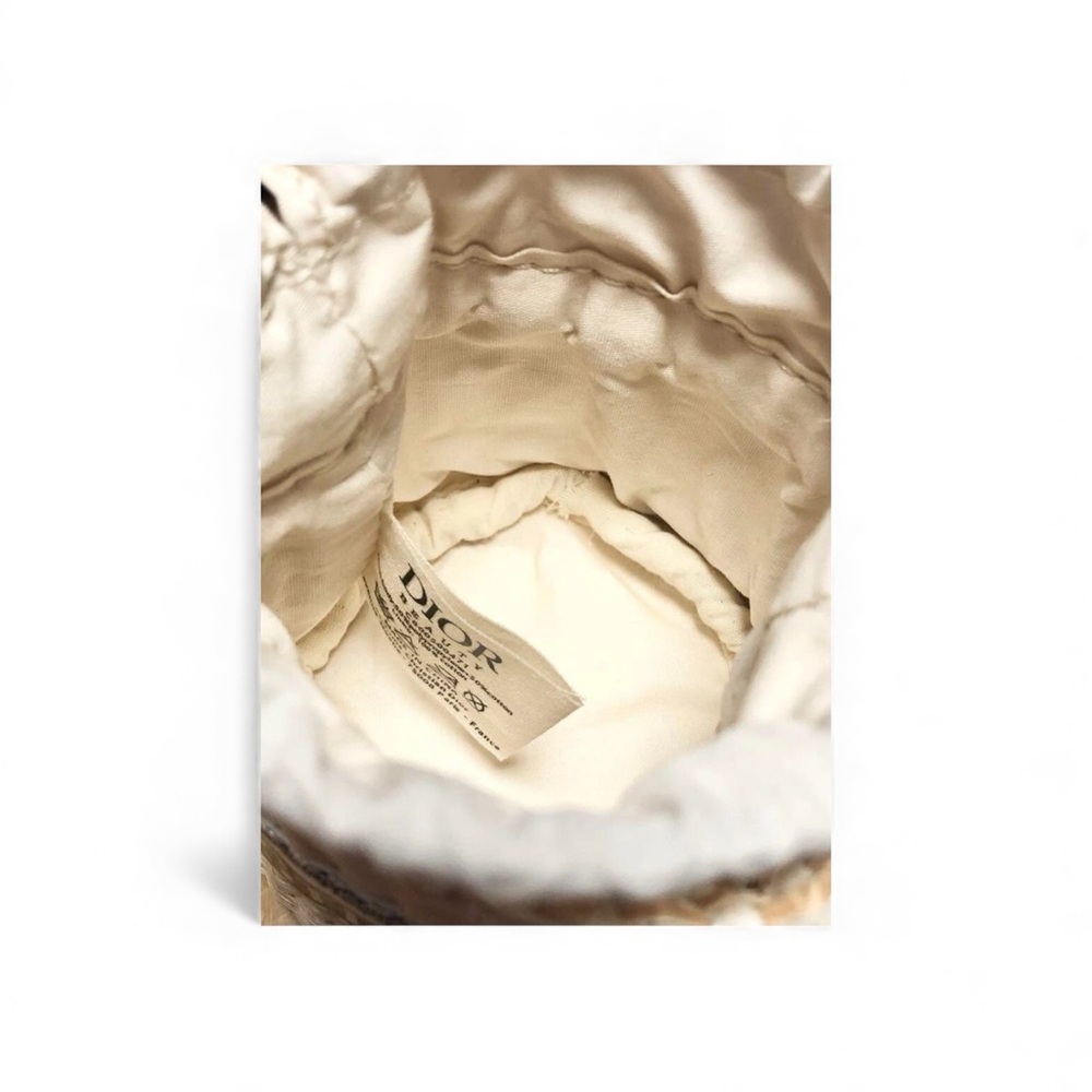 Christian Dior TROUSSE POUCH 9 x 7cm Strap:107cm Beige Limited. New In Box. - Picture 7 of 7